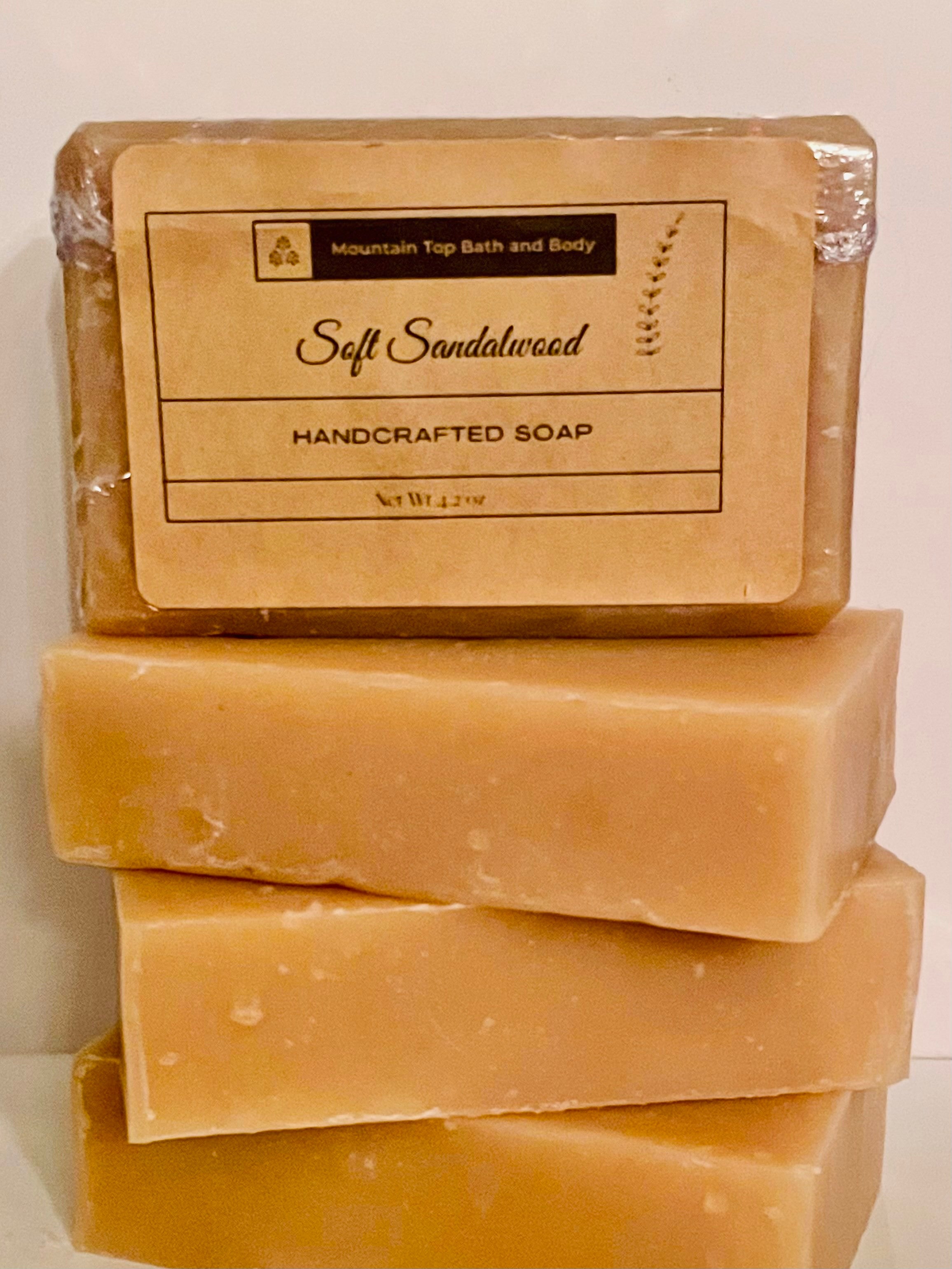 Soft Sandalwood Soap for Skin Nourishment and Unisex Scent - Rosetta Creative Boutique